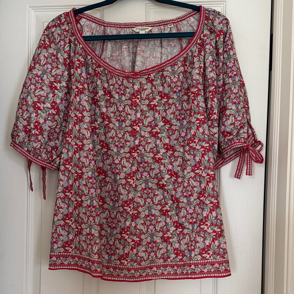 Max Studio Floral Blouse